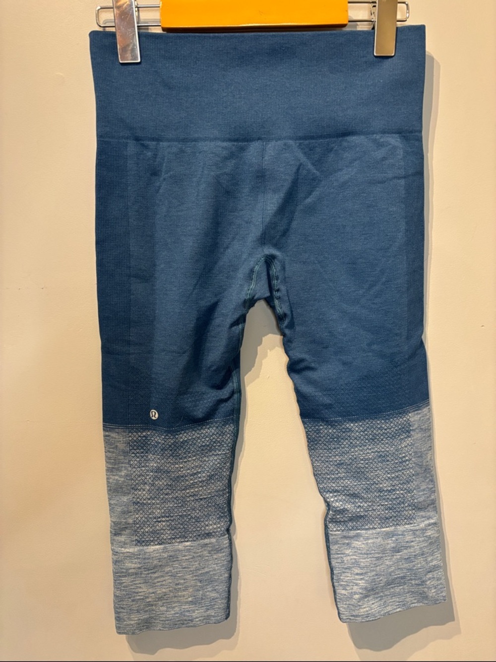 Lululemon Seamlessly Street Crop in Heathered Poseidon - Picture 5 of 7